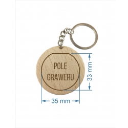 Grawer laserowy na breloku/usługa